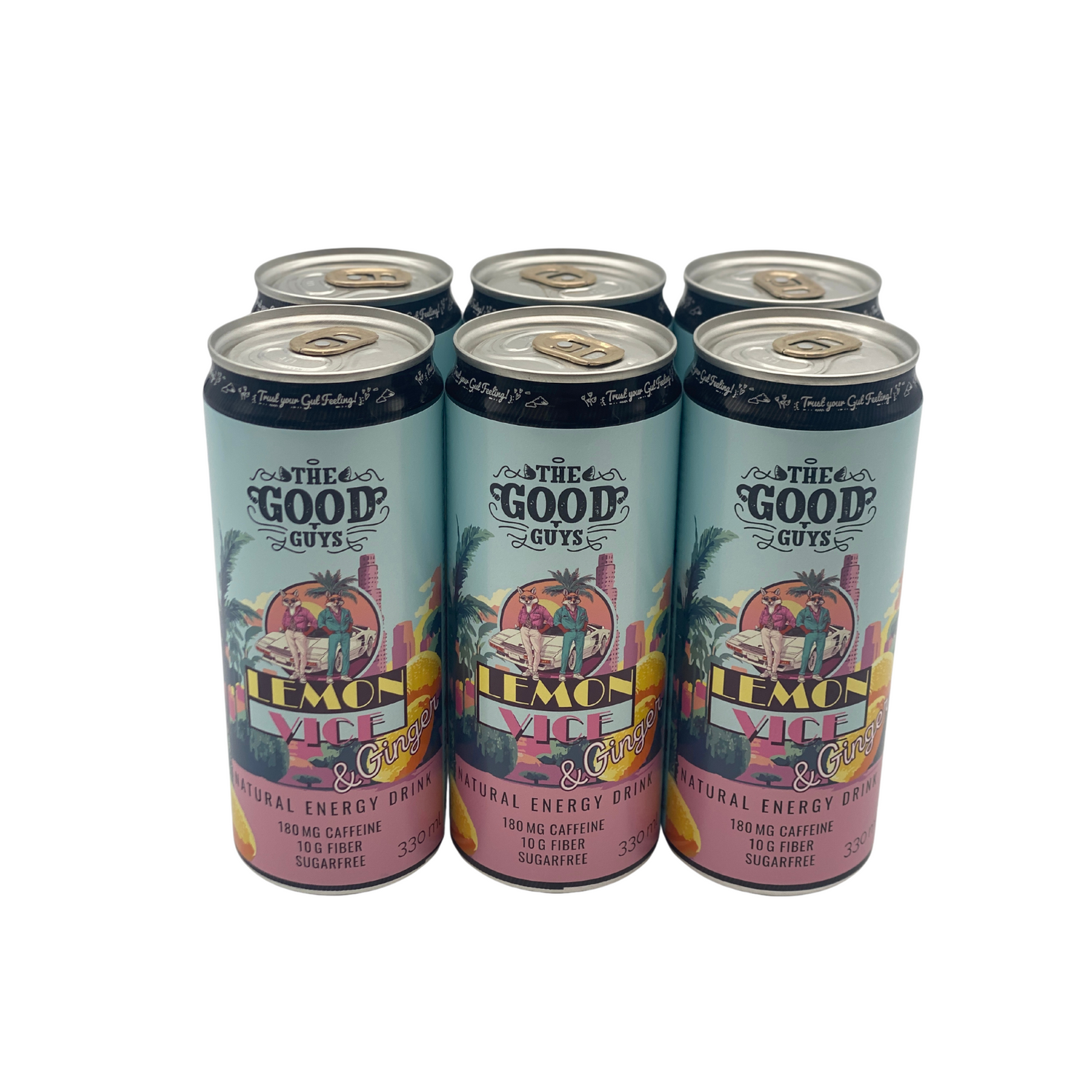 Natural Energy Drink, Lemon Vice & Ginger